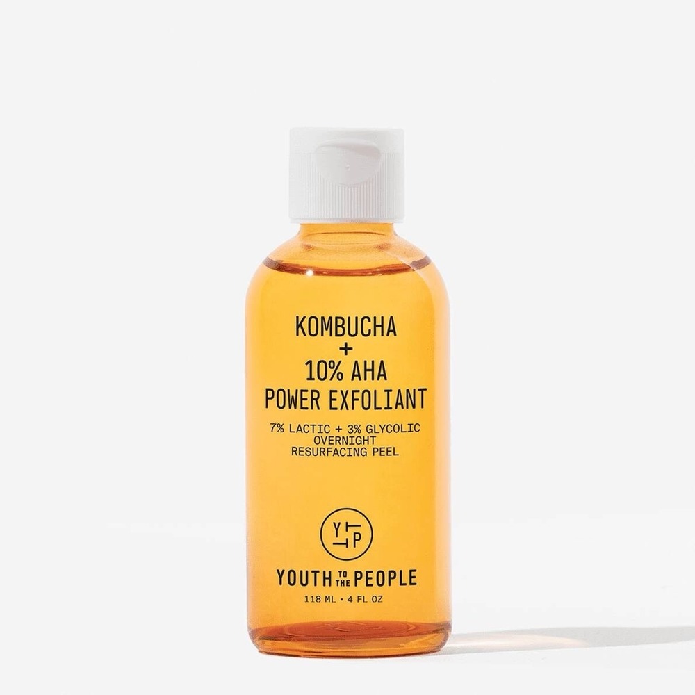 Youth To The People Kombucha + 10% AHA Power Liquid Exfoliant 4 Fl Oz NEW IN BOX